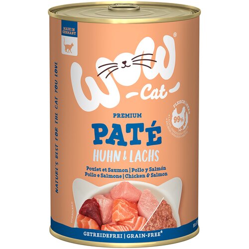 WOW Cat Ekonomično pakiranje Adult 12 x 400 g &ndash; Piletina i losos Cijene