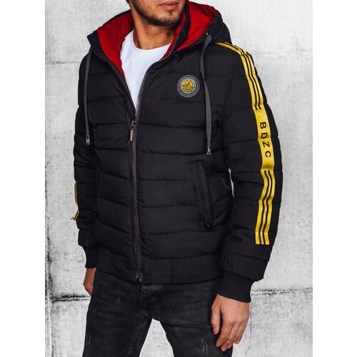 DStreet Men&amp;#039;s Black Quilted Jacket Slike