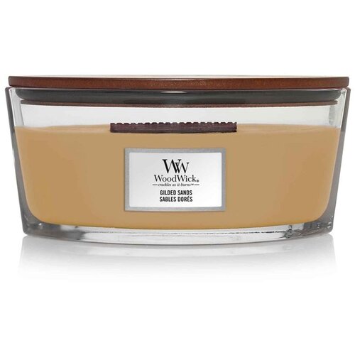WoodWick Gilded Sands di&scaron;eča sveča z lesenim stenjem (hearthwick) 453 g Cene