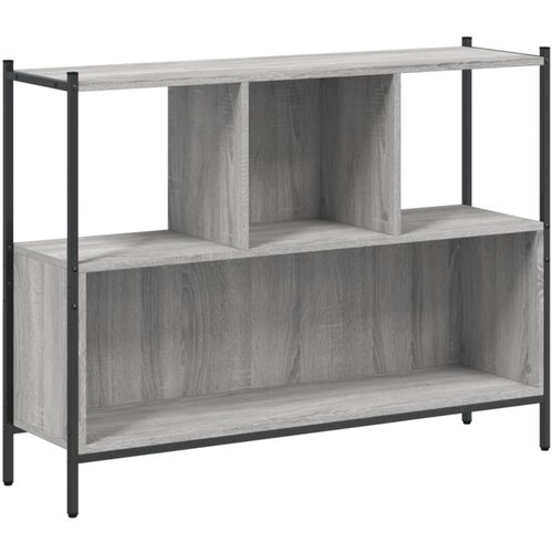 Maison Chic Knjižna omara - Knjižni regal siva sonoma 102x28x77,5 cm inženirski les, (21726038) Cene