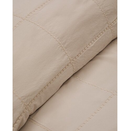 Kave Home Svetlo rjavo bombažno pre&amp;scaron;ito pregrinjalo 180x260 cm Isor &amp;ndash; Slike