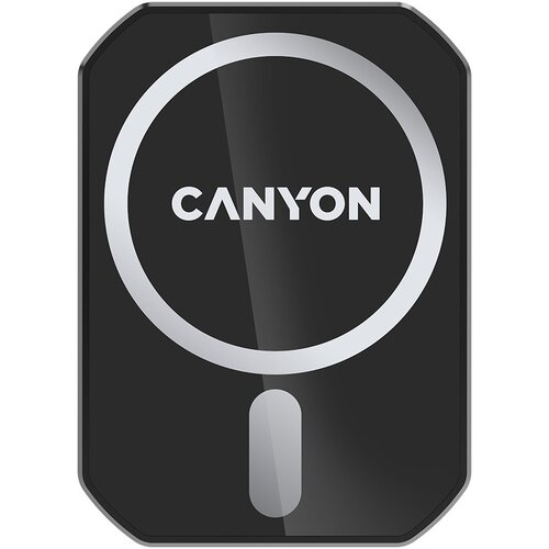 Canyon Magnetic car holder and wireless charger C-15-01 15W，Input: USB-C: 5V/2A 9V/3A;Output: 5W 7.5W 10W 15W;83*60*8.15mm0.147kgblack Cijene