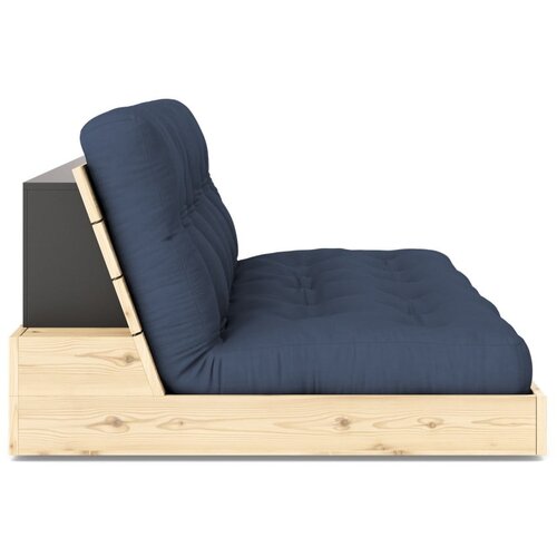 Karup Design Temno modra raztegljiva sedežna garnitura 196 cm Base &amp;ndash; Slike