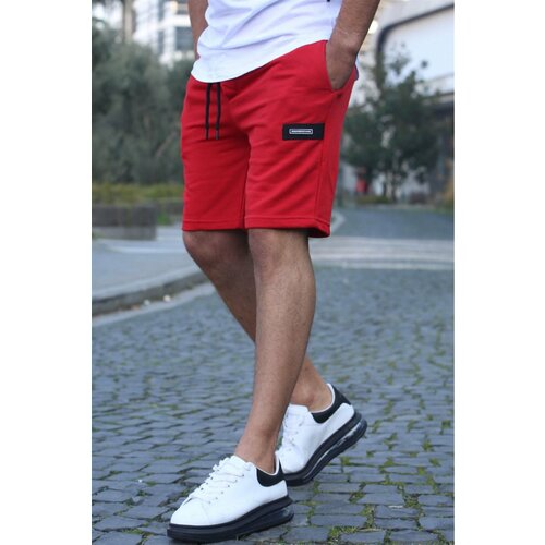 Madmext Men's Red Basic Capri Shorts Slike