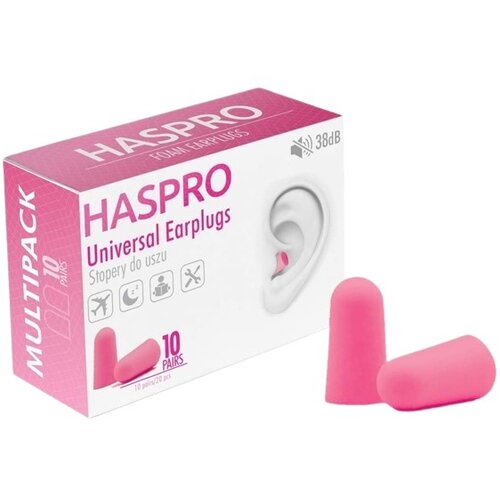Haspro Penasti čepki za ušesa Multi10 - roza barva (20 kosov) Cene