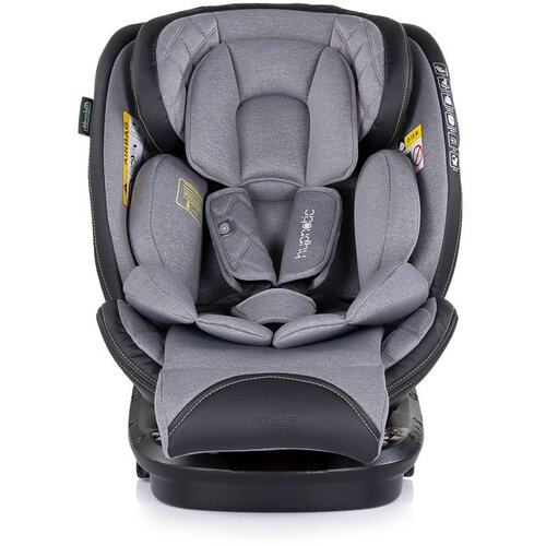 Chipolino Hypnotic Cloud STKHYP0252CL Autosjedalica 40-150 cm, Isofix, Sivo Slike