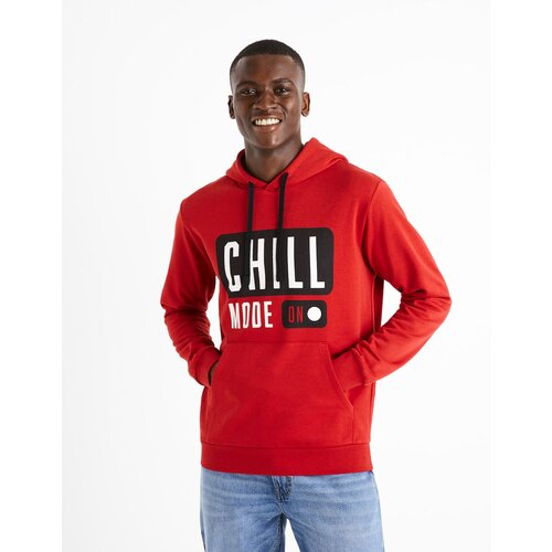 Celio Sweatshirt Chill mode on - Men Cene