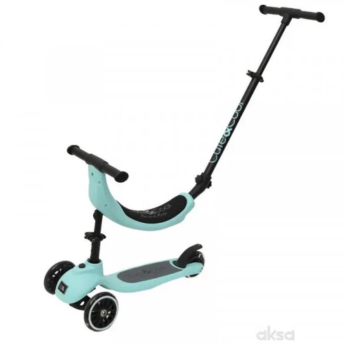 CUTE&COOL- Cute&cool Mini Deluxe Scooter 4 in 1, Turquoise Cene