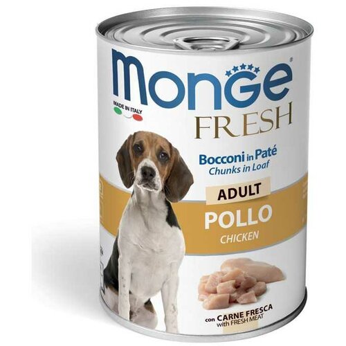 Monge Fresh - konzerva za pse Adult piletina 16x400gr Slike