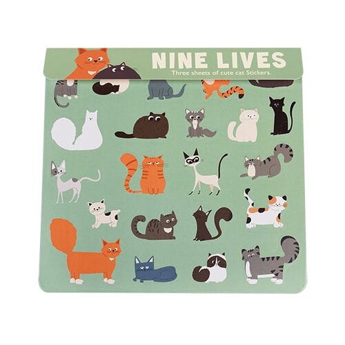 REX International Nine Lives - Stiker set - Nine Lives Cene