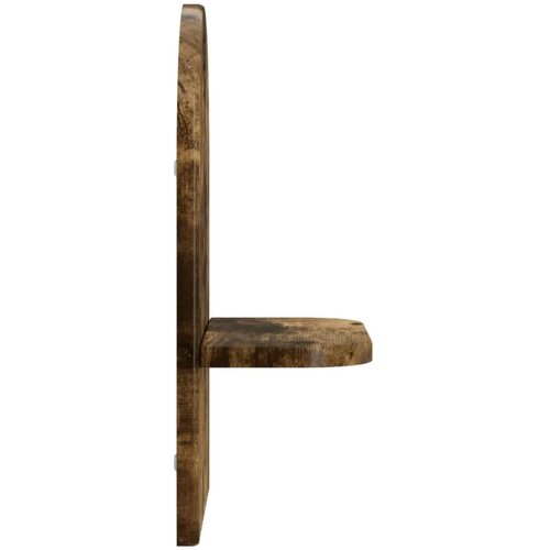  Zidna polica 2 kom. Dimljeni hrast 23 x 13 5 x 37 5 cm - Dimljeni hrast 23 cm Slike