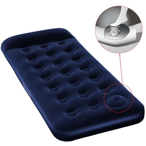 Bestway Napihljiva zračna postelja z vgrajeno tlačilko 185x76x28 cm, (20511355) Slike