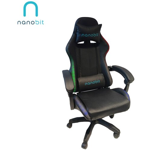  Gaming stolica Nanobit NB402 RGB crna Cene