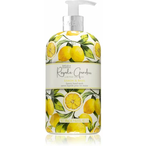 Baylis & Harding Royale Garden Lemon & Basil tekući sapun za ruke 500 ml