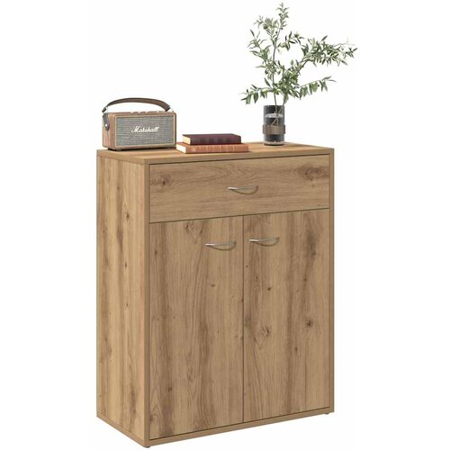 vidaXL Komoda Artisan hrast 60x30x75 cm izrađeno drvo - Hrast artisan Cijene