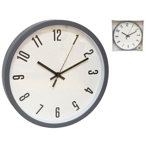  ZIDNI SAT GRETA 30CM SIVI Cijene
