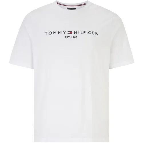Tommy Hilfiger Big & Tall Majica mornarsko plava / crvena / bijela