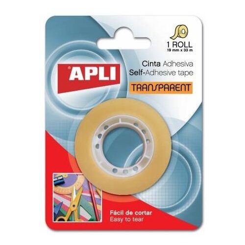Apli Lepilni trak, prozoren, 19 mm x 33 m blister Cene