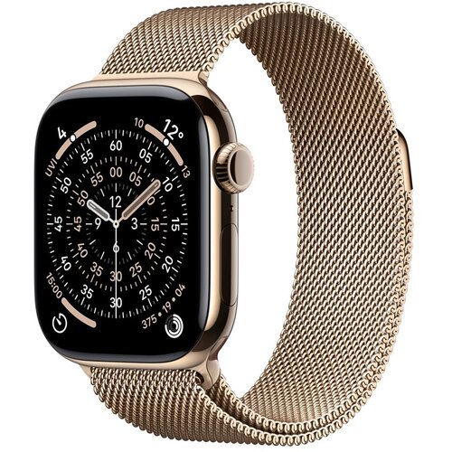 Apple Watch Series 11 GPS + Cellular 42mm Gold Titanium Case with Gold Milanese Loop Cijene