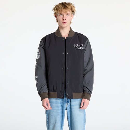 Vans Jopica Crazy Eddy Baseball Jacket Black/ Asphalt M Slike
