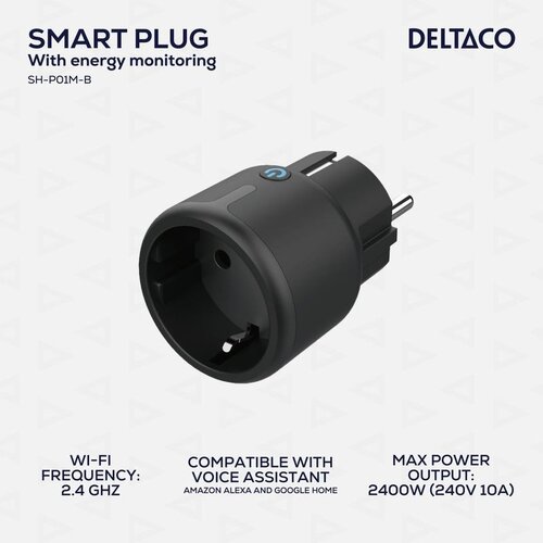 Deltaco SMART HOME Mini Utičnica s LED Indikatorom i WiFi Kontrolom Cene