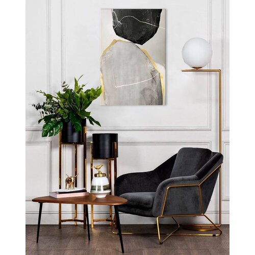  Slike na platnu - PREMIUM ART - Apstraktni mlinski kamen 60x90 cm Cijene