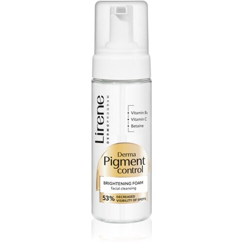 Lirene Derma Pigment Control Brightening Foam posvjetljujuća pjena za či&amp;scaron;ćenje za lice s hiperpigmentacijom 150 ml Slike