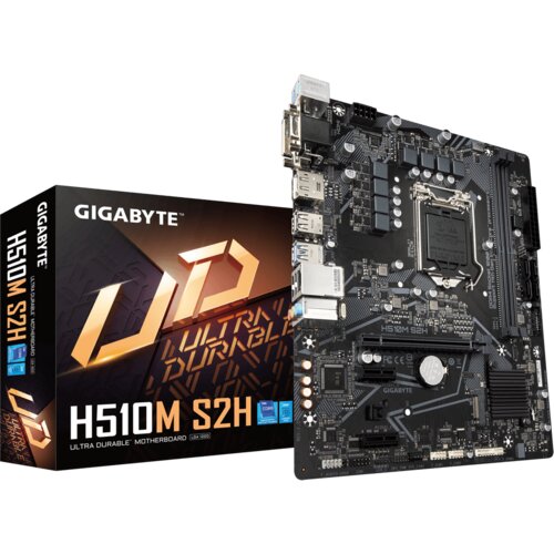 Gigabyte Intel H510M Ultra Durable Motherboard with 6+2 Phases Digital VRM, PCIe 4.0* Design, Realtek 8118 Ga Cene