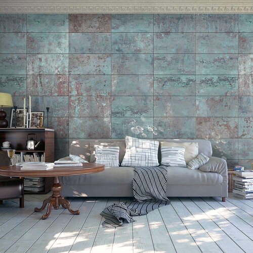  Tapeta - Turquoise Concrete 50x1000 Slike