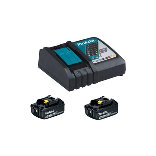 Makita set 7 (2 x BL1830B + DC18RC) 191A24-4 Cene