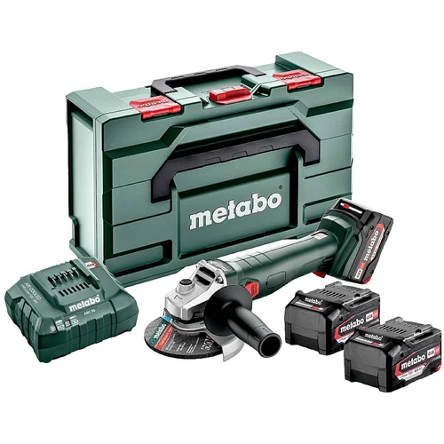 Metabo W 18 L 9-125 602249960 akumulatorska kutna brusilica 125 mm 18 V 4.0 Ah