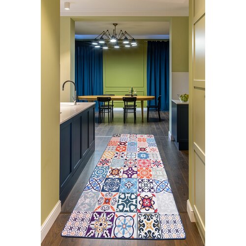 ceramico djt višebojni hodnički tepih (100 x 200) Slike