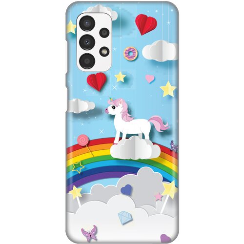 maska silikonska print za samsung A135F galaxy A13 4G unicorn Slike