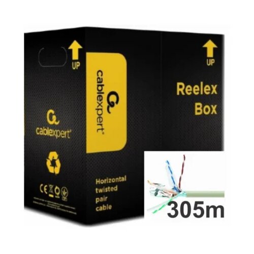 utp cat.6 indoor solid gembird UPC-6170E-SOL 23AWG, 0.57mm premium cca pun presek Slike