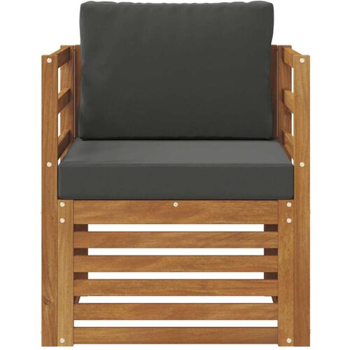  Set vanjskih sofa s jastukom Prirodna 67 x 63 x 73 cm Slike