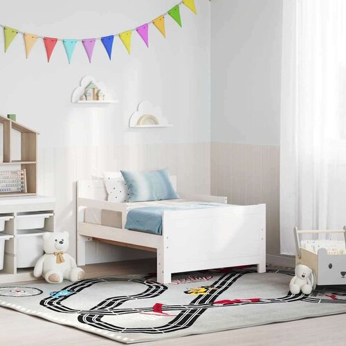 vidaXL Raztezno posteljno okvir za otroke Bela 80 x 130 / 165 / 200 cm Cene