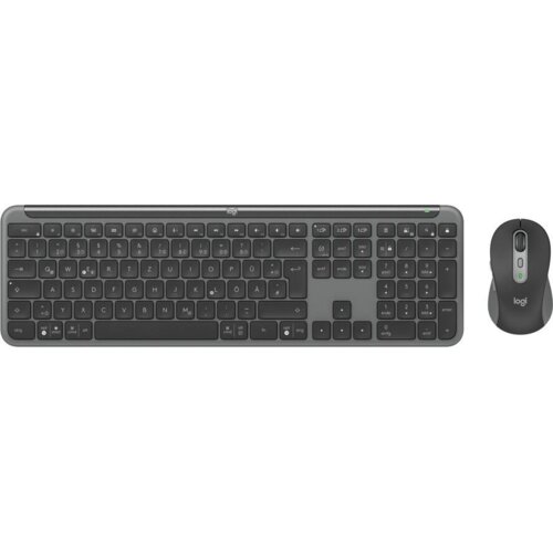 Logitech MK950 Signature for Business tipkovnica Mi&scaron; priložen RF bežični + Bluetooth QWERTZ Njemački Grafit Cijene