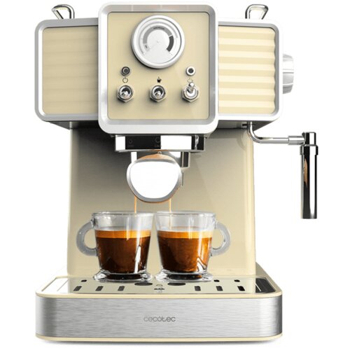 Cecotec cafetera vintage espresso 20 tradicionalno svetlo rumeno, (21062798) Cene