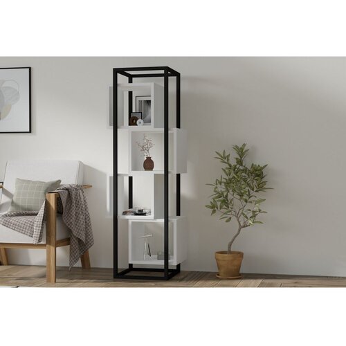 Woody Fashion polica za knjige rabant white Cene