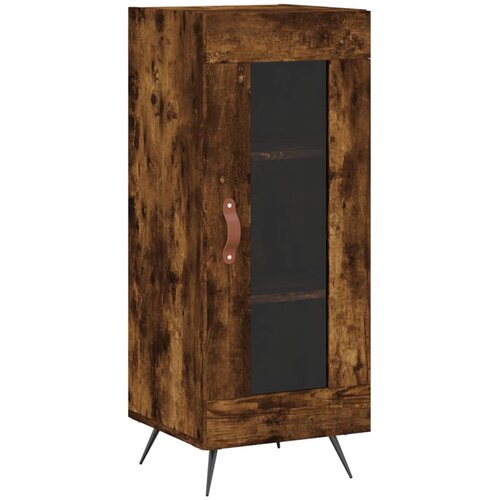 Maison Chic Komoda - Predalnik dimljeni hrast 34,5x34x90 cm inženirski les, (21718580) Slike