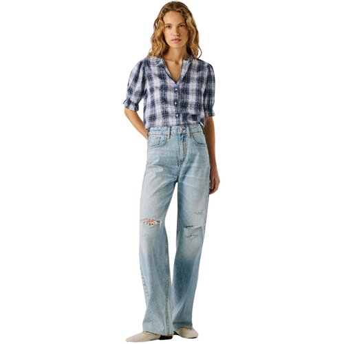 PepeJeans Straight Hw Eden Stone Damage farmerke Cene