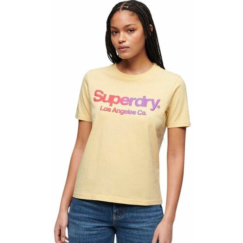 Superdry - - Žuta ženska majica Slike