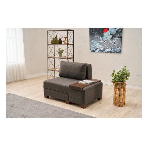 Atelier Del Sofa fotelja na razvlačenje perenna linen right anthracite Slike