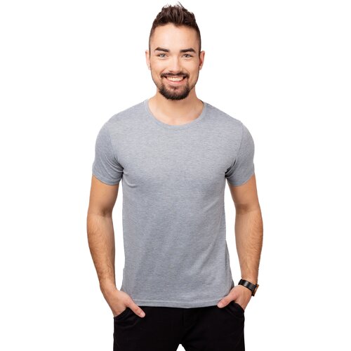 Glano Men T-shirt - gray Cene