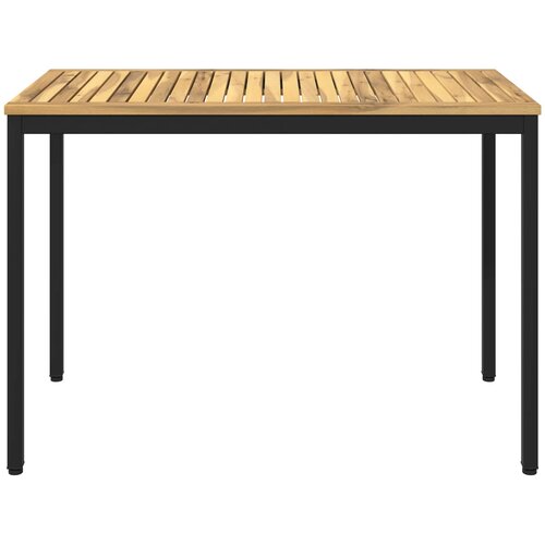  Stol za večeru u vrtu Bijela i crna 108,5 x 55 x 75 cm Slike