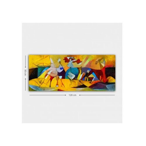 Wallxpert Slika na zidu na platnu 50x120cm Slike