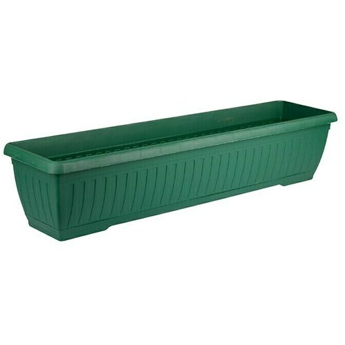 Plastična žardinjera Jadran (Vanjska dimenzija (D x Š x V): 80 x 20 x 17 cm, Zelene boje) Cijene