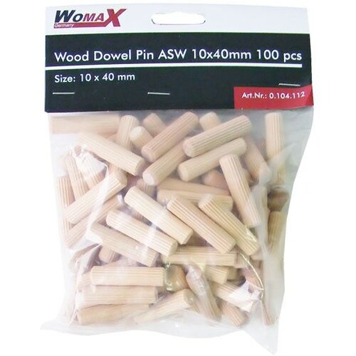 Womax Drveni tipl asw, 10 x 40mm, 100 komada Slike