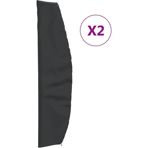 VidaXL Navlake za vrtni suncobran 2 kom 265x50/70/40 cm 420D Oxford Slike