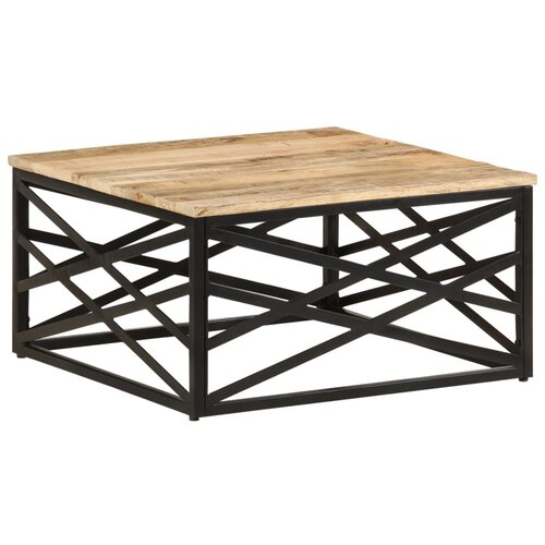 vidaXL stolić za kavu 68 x 68 x 35 cm od masivnog drva manga Cene